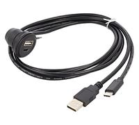 88103 cable USB 2.0 1m black 480Mbps Ø lead: 4.5mm DELOCK