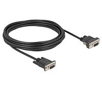 88219 cable D-sub 9pin female, DC 5.5/2.1 socket, both sides DELOCK