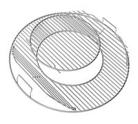 8835 Grill Grates,Replacement for Weber 57cm Charcoal Grills, Gourmet System, Chrome plated Cooking Grids For Weber 8835 Grills ,