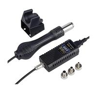 8858 LCD Hot Air Gun Micro Rework Soldering Station Hair Dryer for 700W 220/V / 110/V Heat Welding Repair Tools(Camel,220/V)