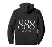 888 Ange Number Abundance Spirit Guides Back Graphic Pullover Hoodie