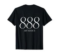 888 Ange Number Abundance Spirit Guides Back Graphic T-Shirt