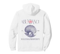 888 Angel Number Abundance Success & Prosperity Back Graphic Pullover Hoodie