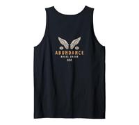 888 Angel Number Abundance Wealth Vintage Back Graphic Tees Tank Top, Men, Black, Medium