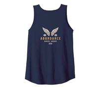 888 Angel Number Abundance Wealth Vintage Back Graphic Tees Tank Top, Women, Navy Blue, XX-Large