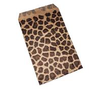 888 Display - 200 pcs of 4" x 6" Leopard Tone Paper Gift Bags Shopping Sales Tote Bags