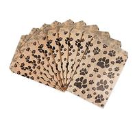 888 Display USA, Inc 200 Bags of our 5" x 7" Kraft Paw Print Paper Bags Pet Gift Bags great for promotions, treats, party favors, merchandising, veterinarians office, and so much more.