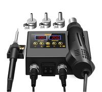 8898 2 in 1 Soldering Station Digital Display Hot Air Welding Rework for Cellphone Repair Solder Iron Tool Phone Heat Kits