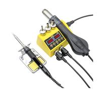 8898 SMD Rework Soldering Station 2In1 Hot Air Iron LCD Digital Display Welding for BGA PCB IC Repair Tool(WM-8889 2IN1,110/V)