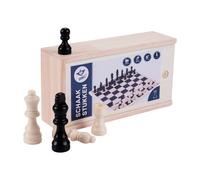 88mm Ash Wood Chess pieces in wooden box