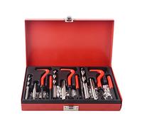 88pc Thread Repair Set Kit Helicoil M6 M8 M10 Thread Inserts Taps & Drill Bits