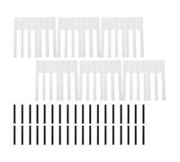 88pcs Piano Keytop Replacement Set with 36 Black and 52 White Keytops | Plastic Acrylic Parts with Fronts Attached, Simple Repair Process for 88-key Instruments, Maintenance and Restoration