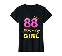 88th Birthday Gift Girl Princess Tee for 88 Years Old T-Shirt