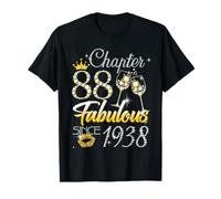 88th Birthday Queen Chapter 88 Fabulous Since 1938 Women T-Shirt