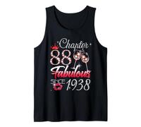 88th Birthday Queen Chapter 88 Fabulous Since 1938 Women Tank Top
