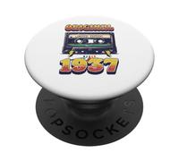 88th Birthday Retro Vintage 1937 Men Women PopSockets Adhesive PopGrip
