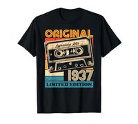 88th Birthday Retro Vintage 1937 Men Women T-Shirt