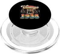 88th Birthday Retro Vintage 1938 Men Women PopSockets PopGrip for MagSafe