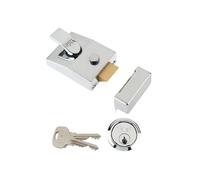 89 Series Deadlocking Nightlatch Yale Locks Metallics One Size