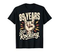 89 Years Still Rocking 89th Birthday Funny 89 Birthday T-Shirt