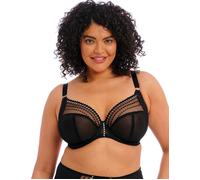Elomi Women's Matilda Plunge Side Support Bra in Black | Size: 40K Elomi Black 40K