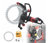 8900w Concrete Ring Saw(Depth:30cm), 3000rpm Electric Concrete Saw, Automatic Water Supply Pump (Dust Suppression), No Dead Corner Cutting, Fast Heat Dissipation,Brushed