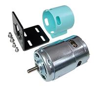895 DC Motor, 12V 24V 7500-15000rpm Ball Bearing Large Torque High Speed Double Shaft Motor High Power Low Noise Motor for Circular Saw DIY Drill