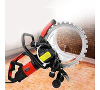 8980w Electric Concrete Cutting Ring Saw Wall Chaser Grooving Machine with Water Fed Dust Suppression for Granite, Stone, Brick, Marble, Concrete