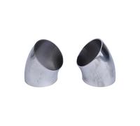 89mm 3.5 Inch Pipe OD SUS 304 Stainless Steel Butt Welding 45 Degree Elbow Fitting Home Brew Beer
