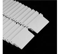 89mm Vertical Blind White Bottom Weights, Pack of 100 by Blindspares
