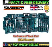 89pcs Universal Household Tool Kit Socket Set Screwdriver Carry Case Home DIY UK