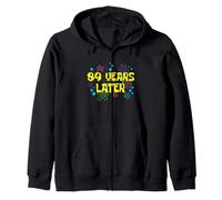 89th Birthday 89 Years Later 89 Years Old Bday Zip Hoodie