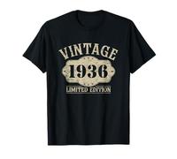 89th Birthday Born 1936 Limited Edition Vintage 1936 T-Shirt
