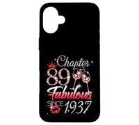 89th Birthday Queen Chapter 89 Fabulous Since 1937 Women Case for iPhone 16 Plus