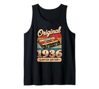 89th Birthday Retro Vintage 1936 Men Women Tank Top