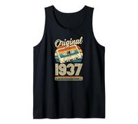 89th Birthday Retro Vintage 1937 Men Women Tank Top