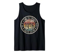 89th Birthday Vintage September 1936 Retro Limited Edition Tank Top
