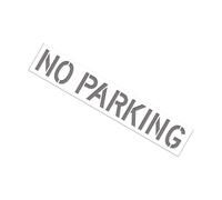89x15.8Inch Fire Zone Marking Stencil Oversized Parking Restriction Templates Flexible Silicone Templates For Driveways Reusable Fire Lane Stencil