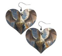 8a49ea93bbb79f4bfc40e871fabc90b Leather Earrings for Women Heart Earring Lightweight Dangle Drop Earring Set Jewelry Gift
