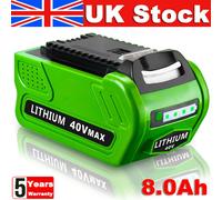 8Ah Li-ion 40V Battery/Charger For GreenWorks G-MAX 40V 29472 29462 20292 24252