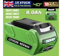 8AH Li-ion Battery for Greenworks G-MAX 40V 29462 29472 20302 21332 26272 22262