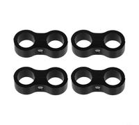 8AN Aluminum Hose Clamp 16mm OD Black Set