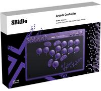 8Bitdo Arcade Controller Purple Edition Bluetooth 2.4G USB Compatible Switch 1