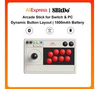 8BitDo Arcade Stick Tri-mode Bluetooth 2.4G USB-C Wired 8 Buttons Fighting Joystick Controller Macro Turbo Rechargeable Ultimate Arcade Stick