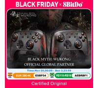 8BitDo Gamepads PC Black Myth Wukong Ultimate 2C Wireless or Wired Gaming Controller Windows 10 11 Steam Raspberry Pi Android Wireless