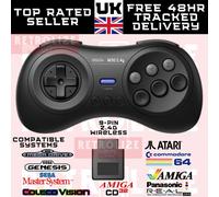 8Bitdo M30 2.4G Wireless Gamepad + 9Pin Receiver - Commodore 64 Calico Amiga 3DO