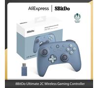 8BitDo - New Ultimate 2C Wireless 2.4G Gaming Controller with Hall Effect Joystick for PC Steam Deck Raspberry Pi Android Brownie