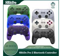 8Bitdo Pro 2 Bluetooth Gamepad Control with Hall for Switch PC macOS Android Steam Raspberry Pi Nintendo Switch Game Controller GB