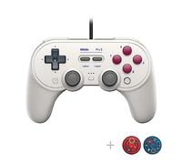 8Bitdo Pro 2 Wired Controller with Customize Back Buttons & Modifiable Vibration for Switch, Steam Deck, PC Windows and Raspberry Pi (G Glassic Edition)