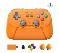 8BitDo Pro 3 Bluetooth Controller for Switch/Switch 2, TMR Joysticks, Programmable Pro Back Buttons & R4/L4 Bumpers, Hall/Tactile Triggers, Swappable ABXY Buttons, for Windows, Apple, SteamOS, Android